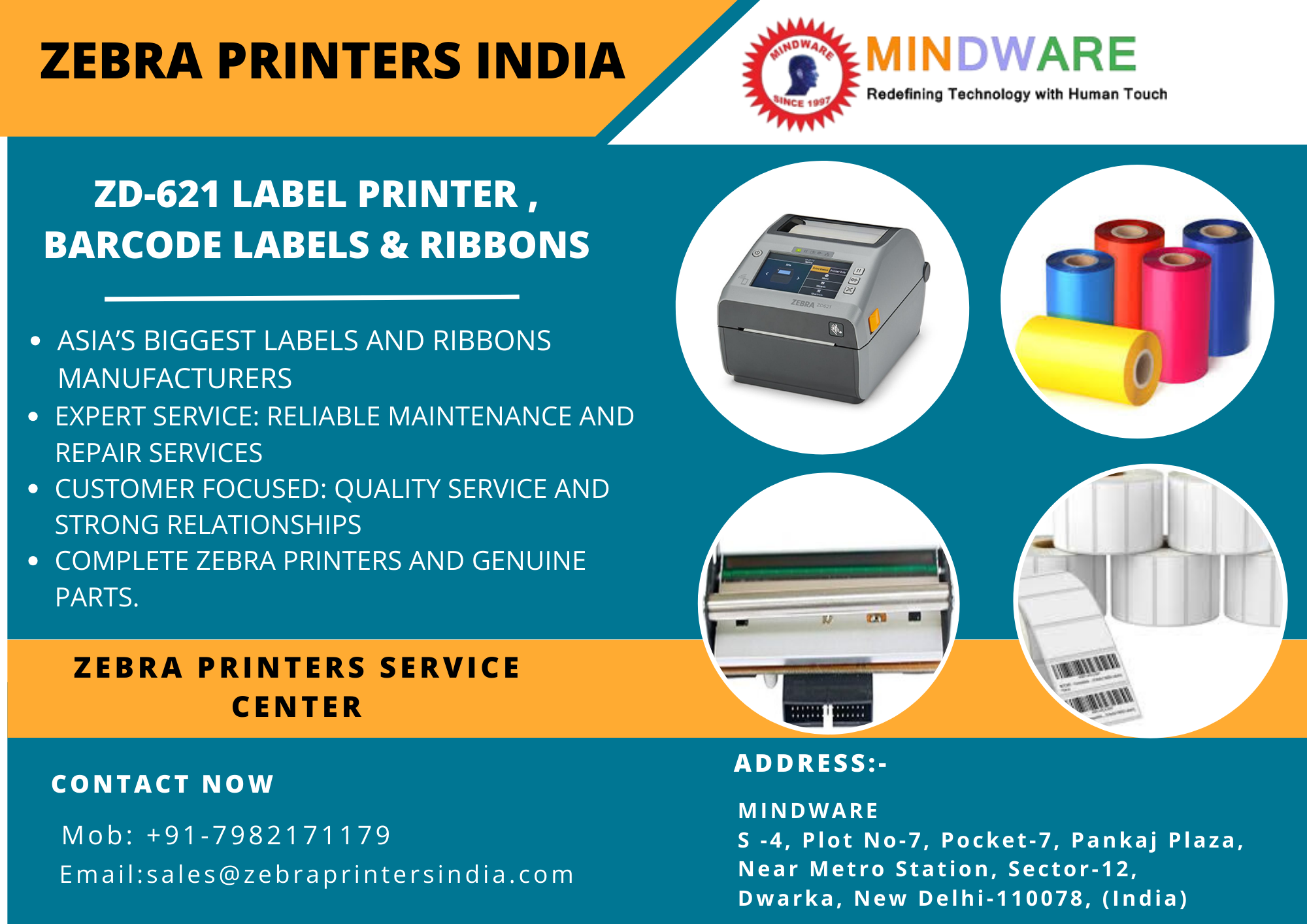 ZEBRA ZD621 BARCODE PRINTER AND MINDWARE&#039;S COMPREHENSIVE SOLUTIONS